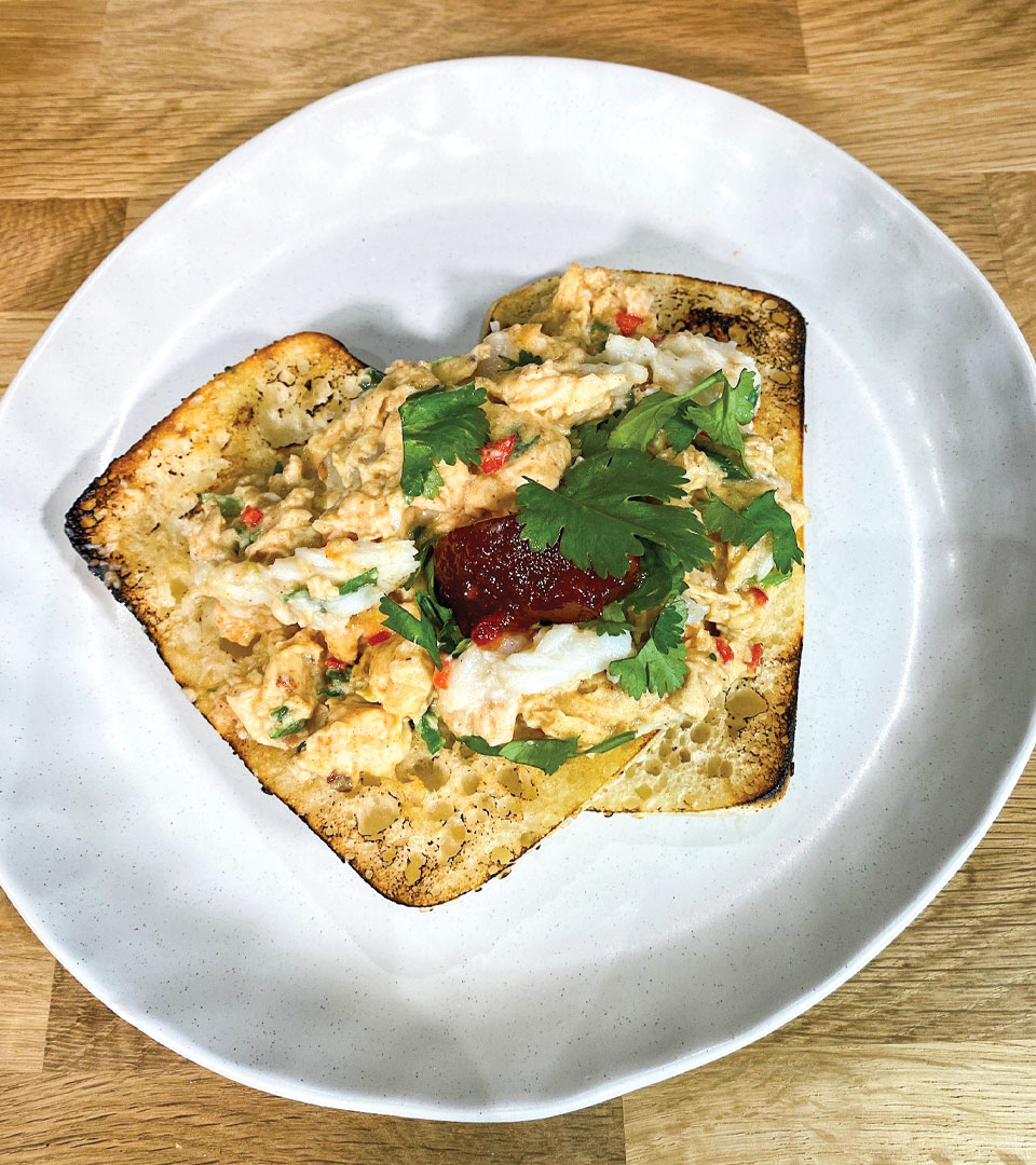 Chilli Crab Scrambled Eggs Cooking with Cara